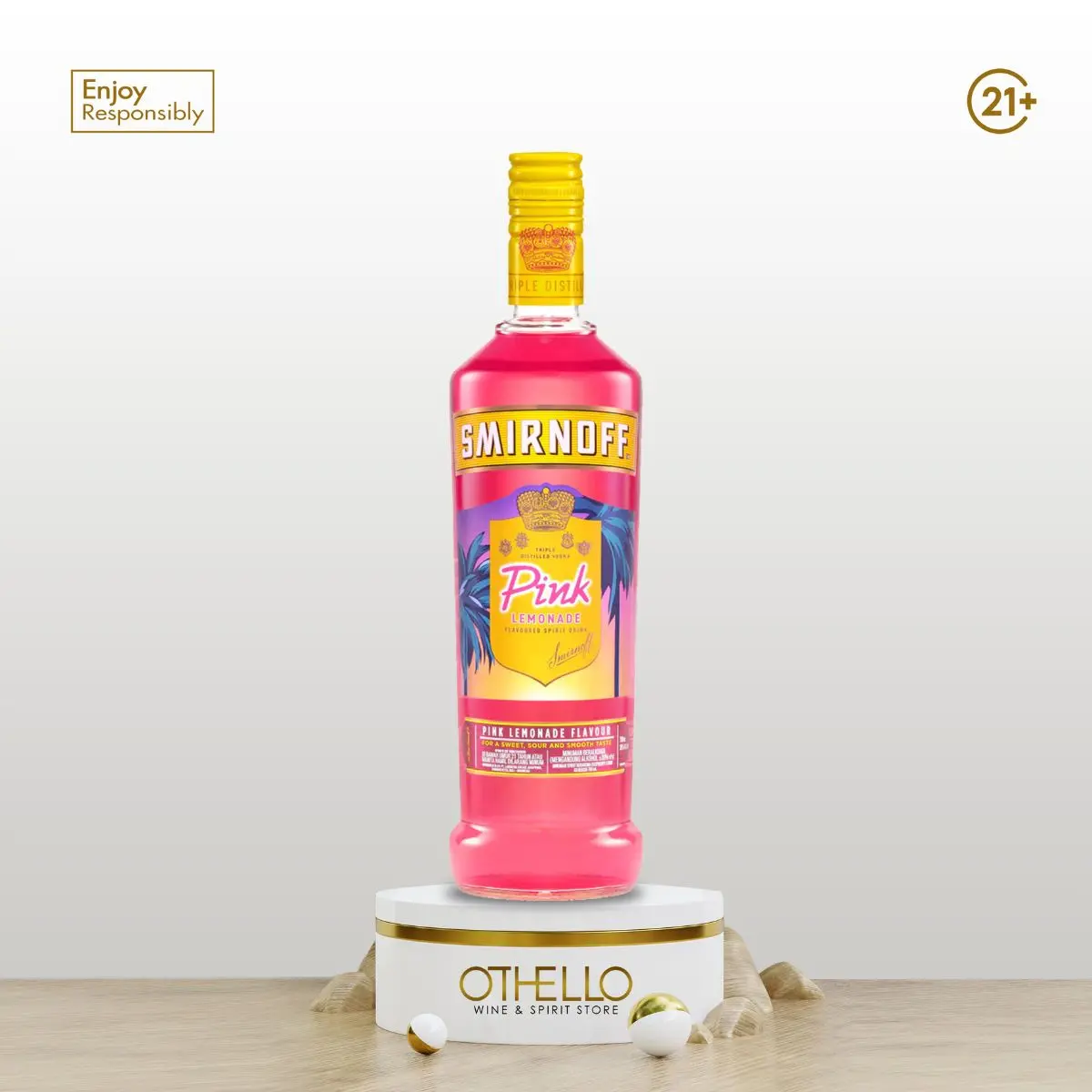 Smirnoff Vodka Pink Lemonade 700ml