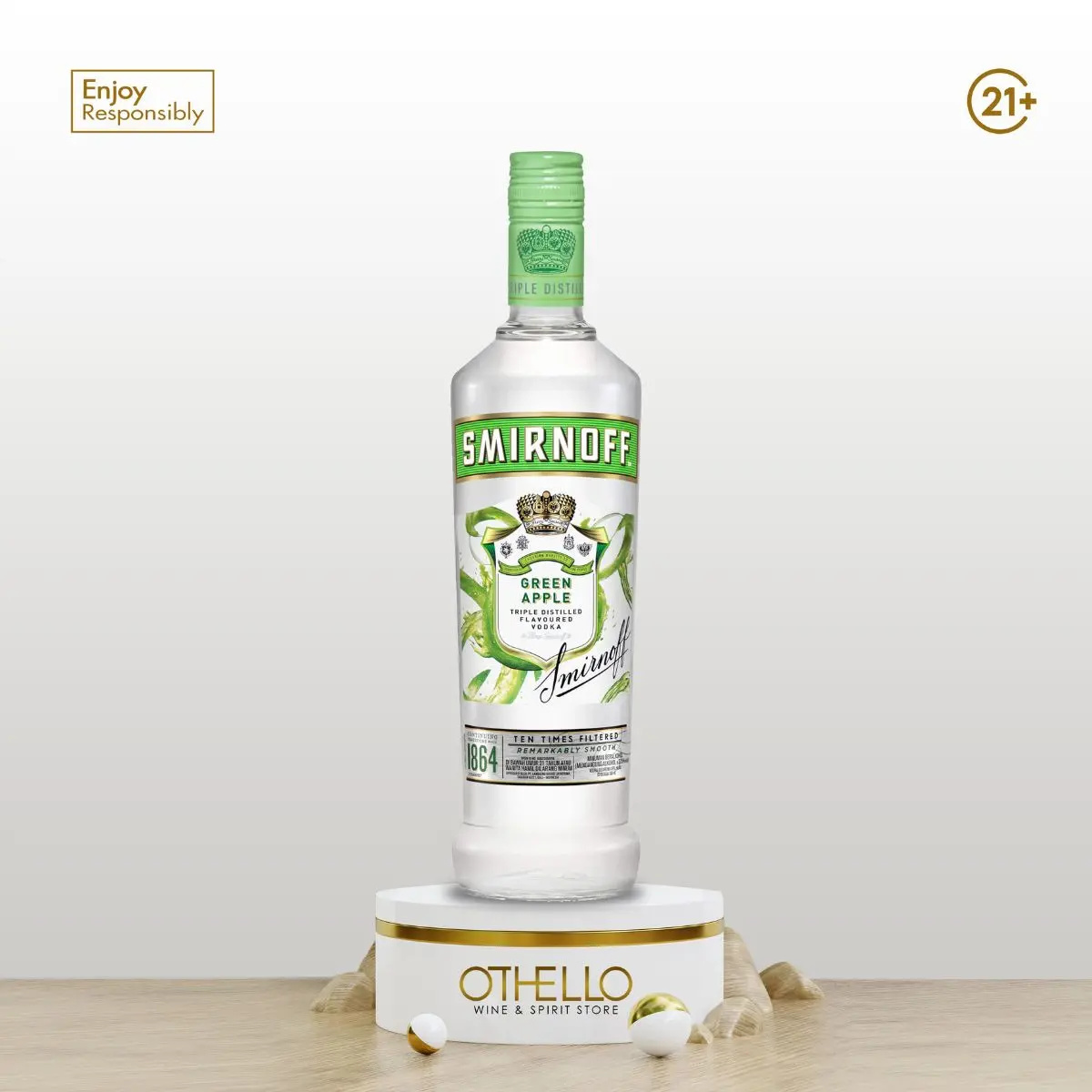 Smirnoff Vodka Green Apple 700ml