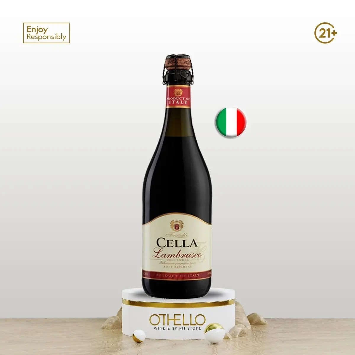 Cella Lambrusco Rosso 750ml