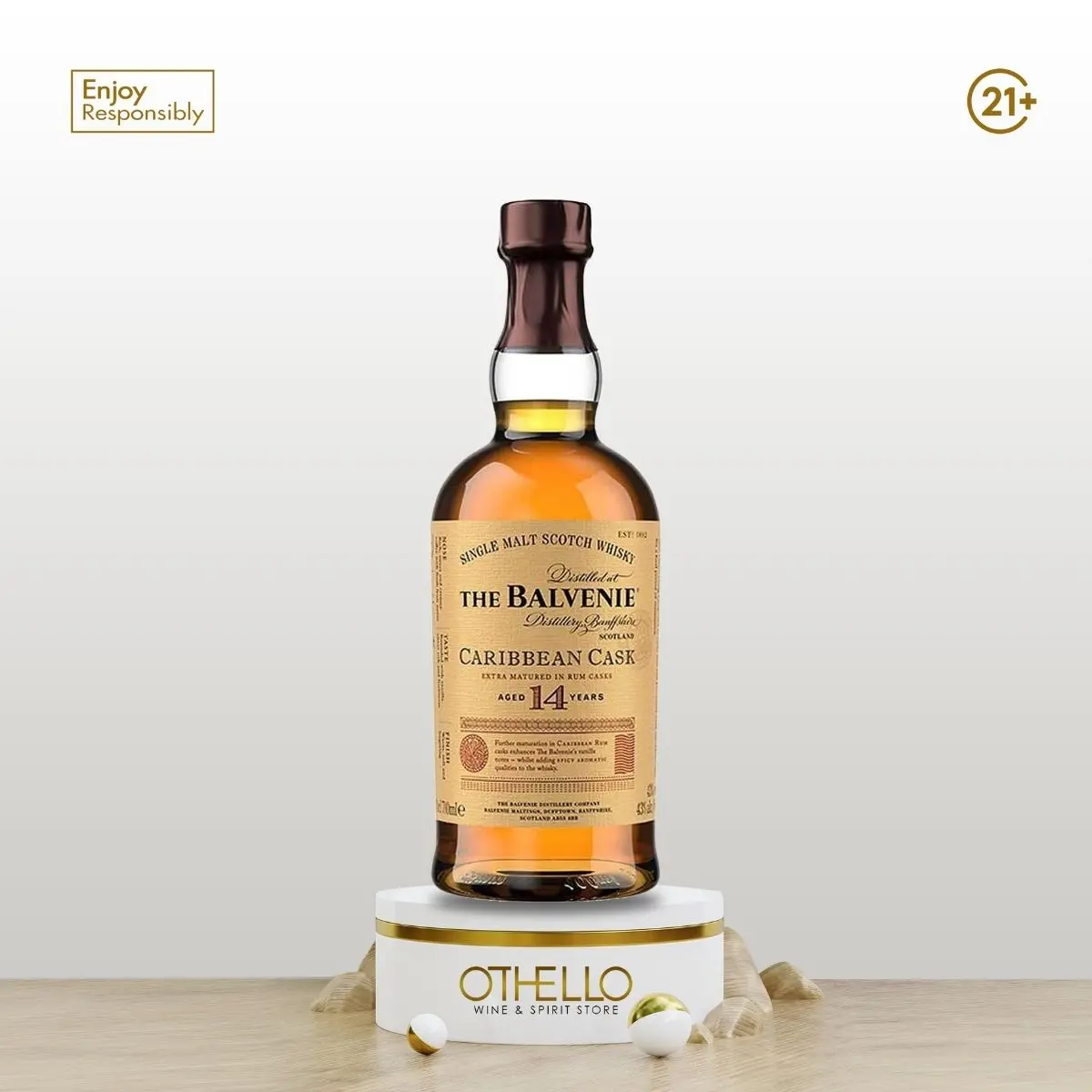 The Balvenie 14yrs Carribean Cask 700ml