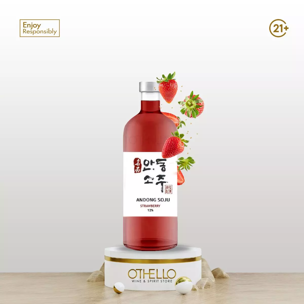 Andong Champ Joen Strawberry 375ml