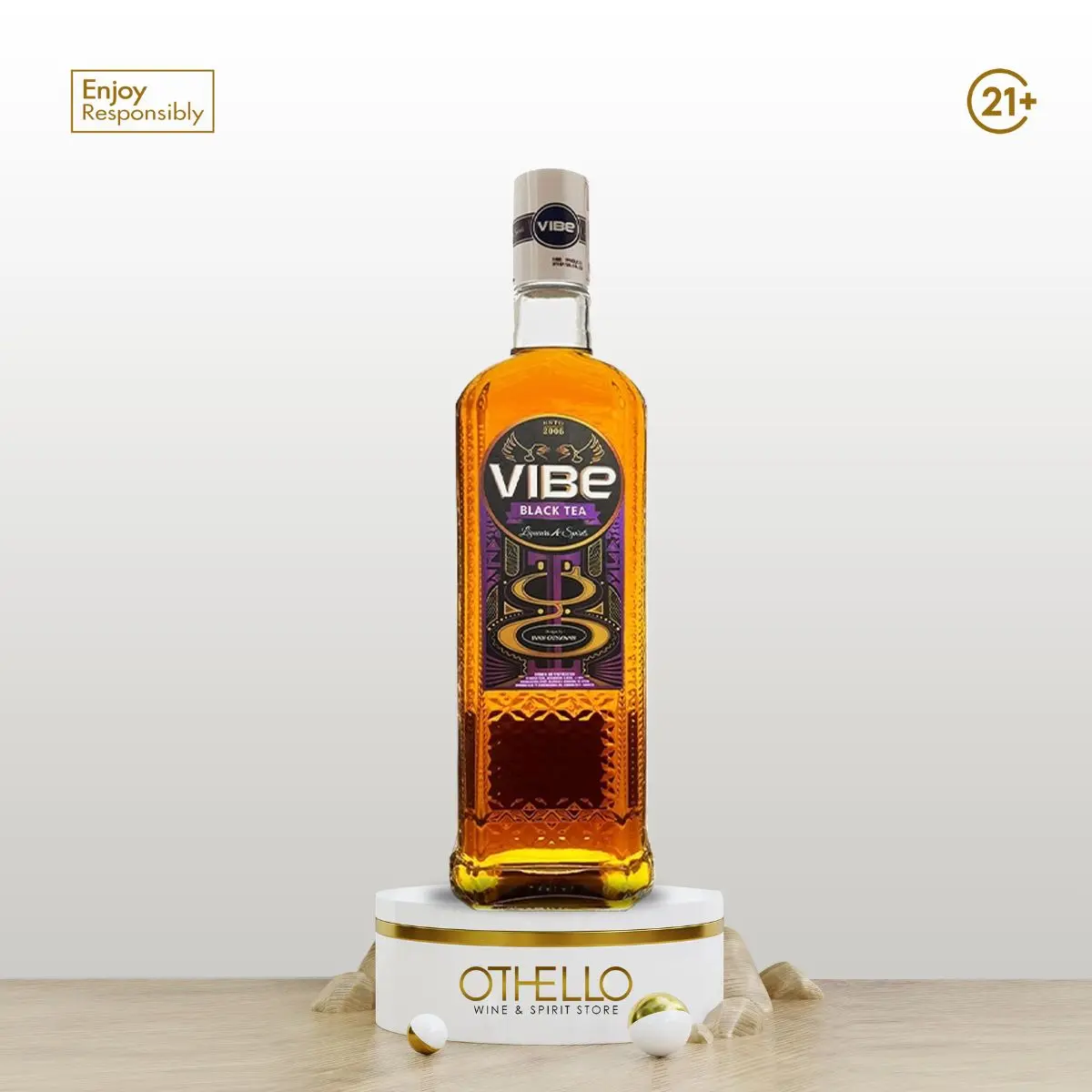 Vibe Vodka Premium Black Tea 750ml