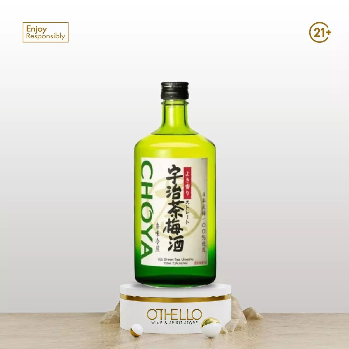 The Choya Green Tea Umeshu 720ml