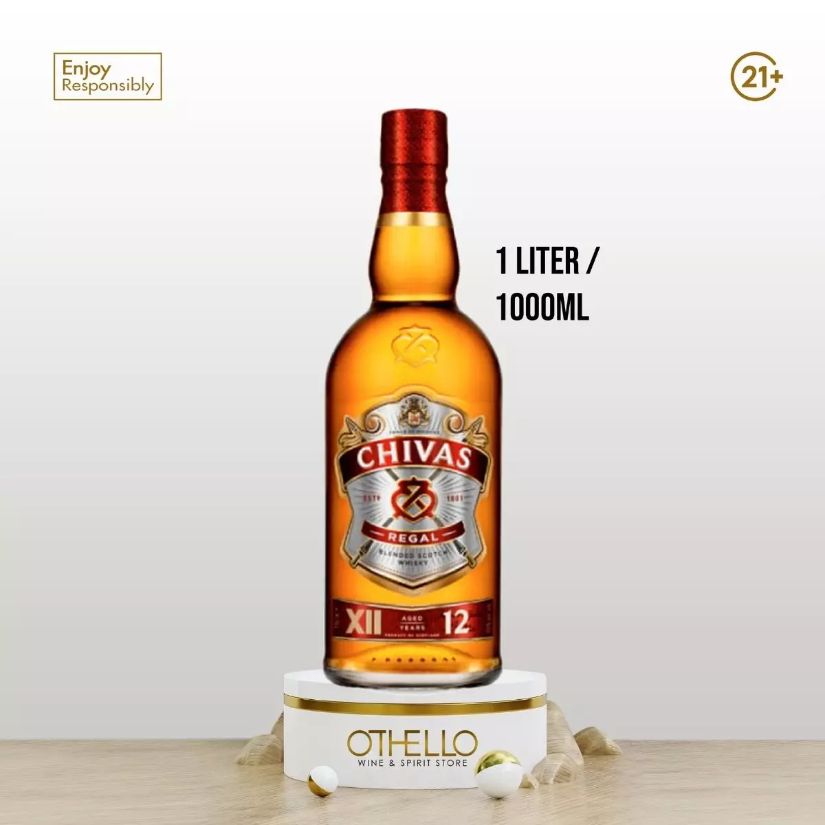 Chivas Regal 12 Years Old 1 Liter