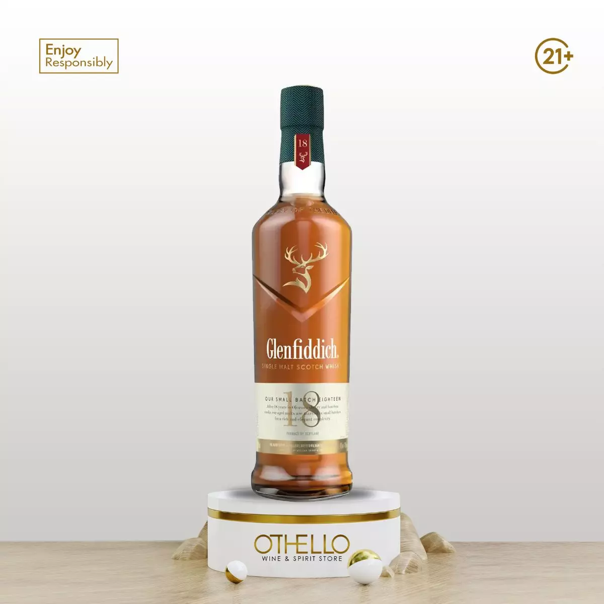 Glenfiddich 18 Year Old Single Malt 1 Liter