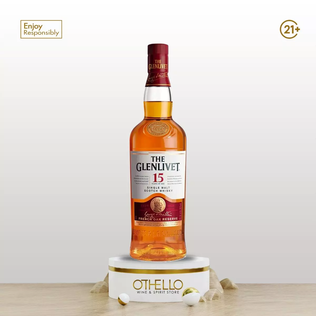 The Glenlivet 15 Years Old Single Malt 700ml