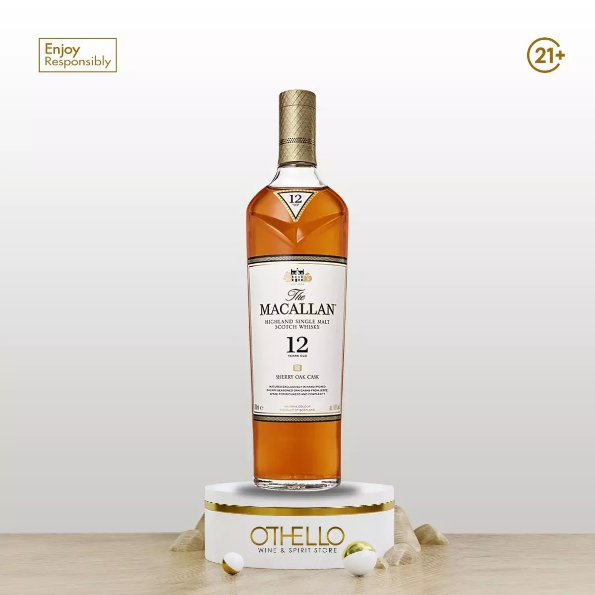 The Macallan 12 Year Old Sherry Oak Cask 700ml