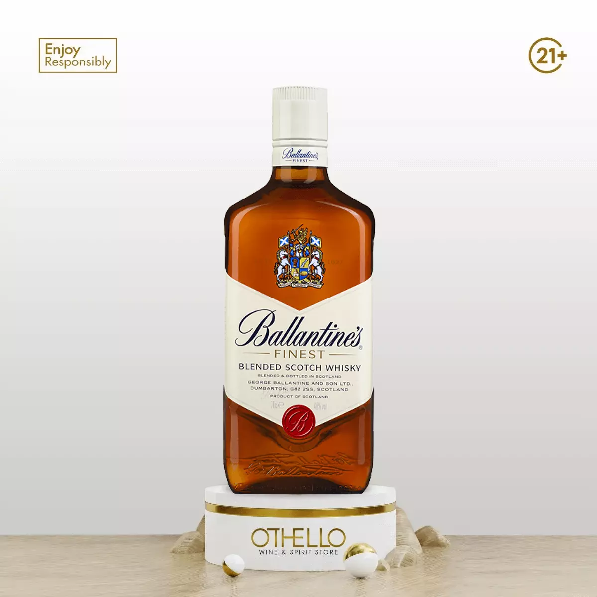Ballantines Finest Blended Scotch 1 Liter