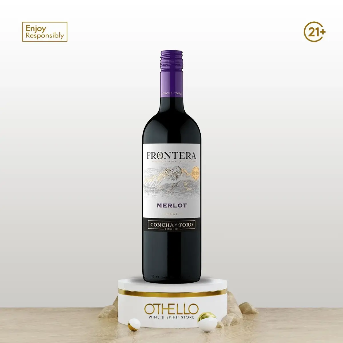 Conchay T Front Marques Merlot 750ml