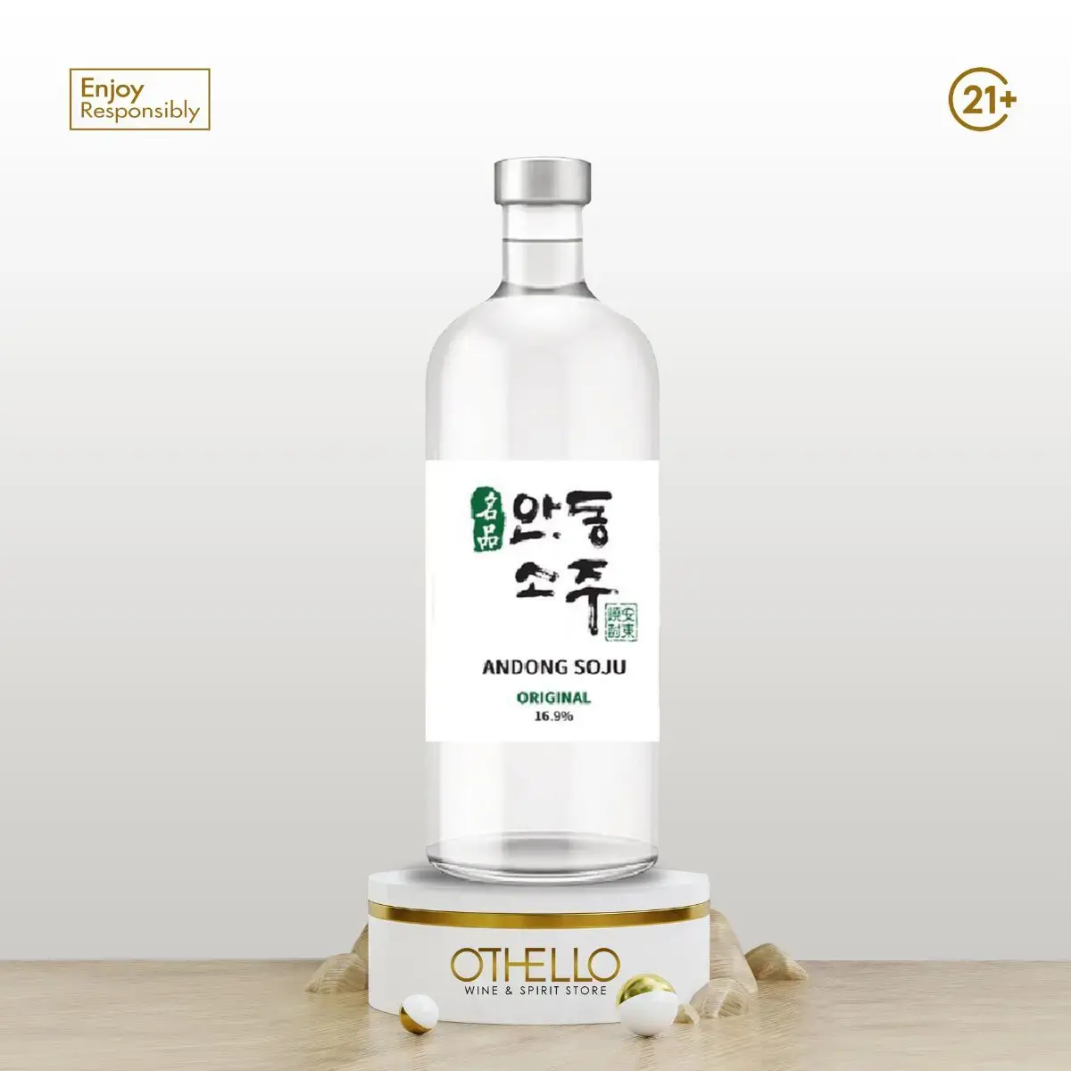 Soju Andong Champ Joen Premium 375ml